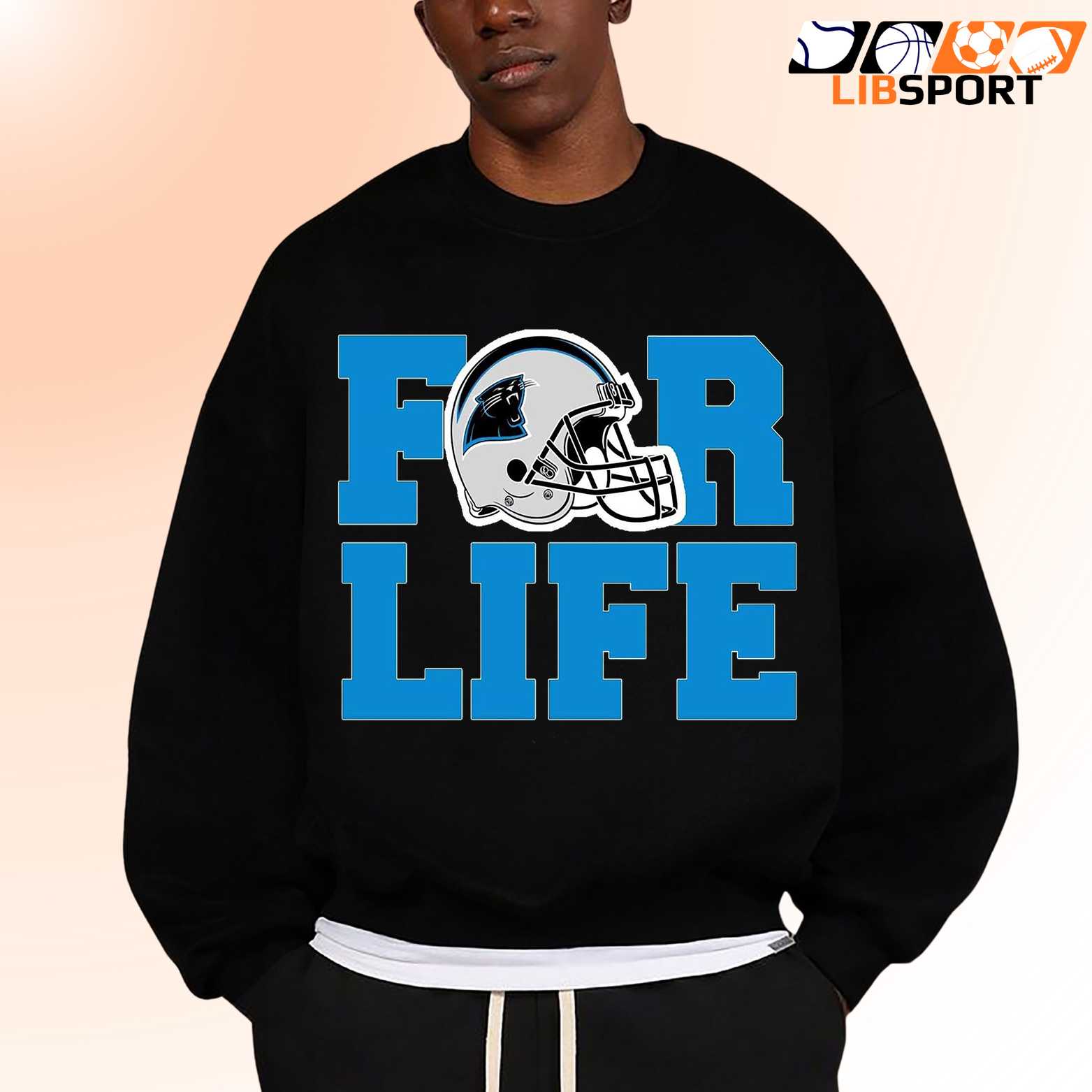 Carolina Panthers For Life T Shirt, Nfl Fan Unisex Tee, Game Day Shirt